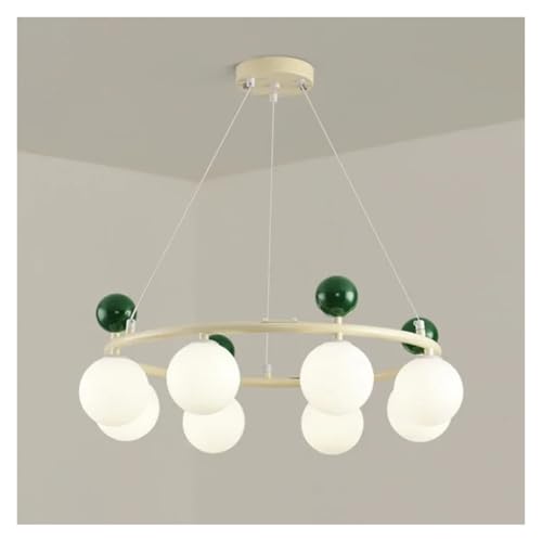 Modern Chandeliers Milky White Glass Lamp for Dining Room Bedroom