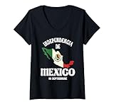 Photo Gallery donna independencia de mexico 16 settembre indipendenza messicana maglietta con collo a v Photo Gallery donna independencia de mexico 16 settembre indipendenza messicana maglietta con collo a v