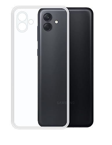 Image of COVERBLACK Rubber Back Cover for Samsung M13 5G -SM-M136B - Transparent