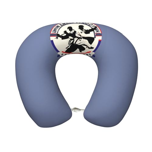 Almohada viscoelástica negra talla única de viaje miniatura 1