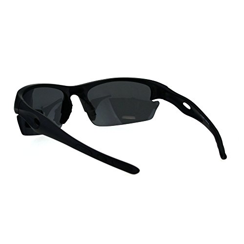 Polarized Antiglare Mens Baseball Half Rim Sport Light Weight Sunglasses4