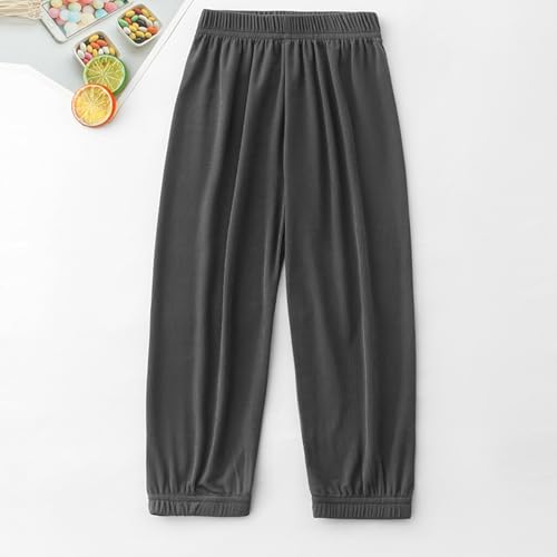 Betadog Cotton Linen Wide Leg Pants for Girls High Elastic Waist Casual Capri Pants Kids Jeans Boys Girls Baggy Jeans3