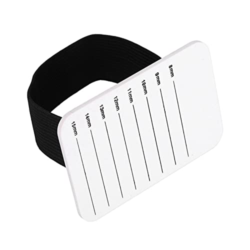 EMUKOEP Bandeja de Maquillaje para Pestañas de 8-15mm, Soporte de Tira, Extensión de Pestañas, Placa de Mano, Soporte para Injerto de