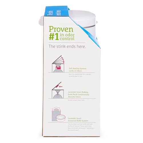 Munchkin 21131 ® Pail™ Diaper Pail Baby Registry Starter Set, Powered By Arm & Hammer, Includes 6 Snap, Seal And Toss™ Bags thumb #3