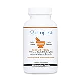 Simplesa Black Elderberry with Zinc and Vitamin C for Adults, 60 Vegan Capsules Herbal Supplements,