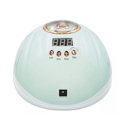 Cabine Secadora De Esmalte Máquina Estuda De Unha Gel Alongamento Sun S8 (Verde Água)