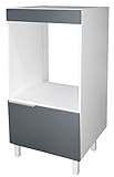 Berlioz Creations - Mueble para Horno empotrable, Gris, 60 x 60