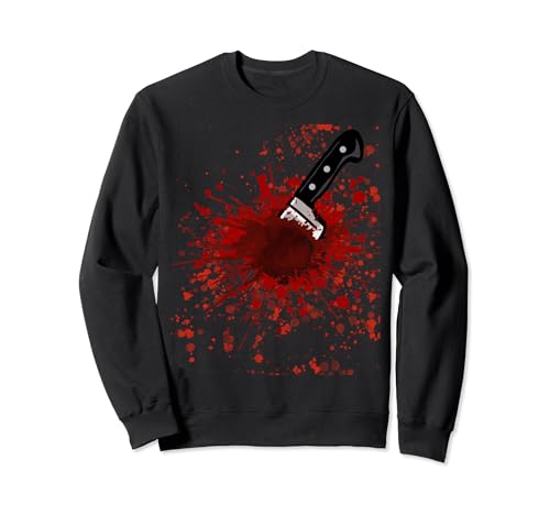 Bloody Knife - Disfraz de Halloween para hombres, mujeres y niños Sudadera
