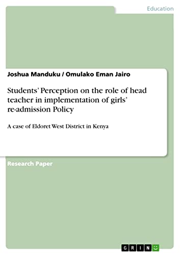 Amazon Students Perception On The Role Of Head Teacher In 