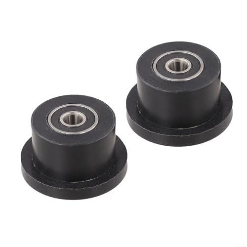 Sistema de polea mejorado para máquinas de remo y abdominales fabricado con material compuesto de metal y plástico con diámetro interior de 8 mm para un ajuste directo (B 4 piezas)