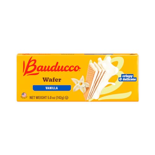 Image of Bauducco Wafer Cookies, Assorted, Chocolate, Vanilla, and Strawberry, 60 oz (Pack of 12) - Crispy & Delicate Wafer Cookies With 3 Delicious, Indulgent Decadent Layers of Flavored Cream.