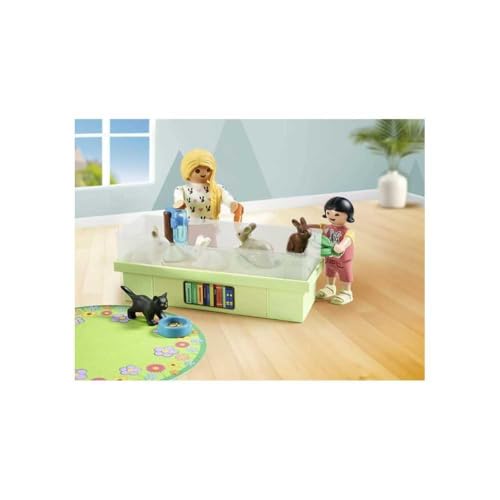 Playmobil | My Life | Famille avec Lapins | Figurines d’Animaux | Jouet pour Enfants à partir de 4 Ans | 71753