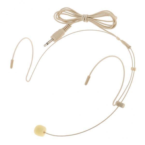 6xProfessional Ear Hook Wired Headset/Headworn Microphone Skin Color 3.5mm-picture-12
