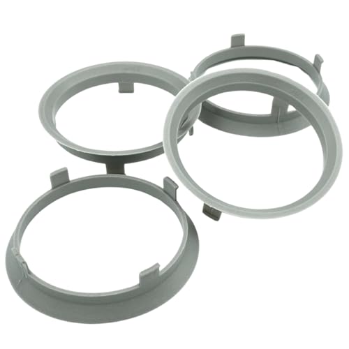Felgenfactory - 4 anelli di centraggio 70,1 x 66,6 mm - grigio - compatibile con autovetture