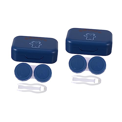 2sets Custodie Per Lenti Cartone Scatole Impermeabili Per Occhiali Pratiche e Portatili Per Viaggi e Attività Outdoor