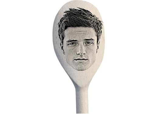 Josh Hutcherson Merch Peeta Mellark Gift Idea Image On A Wooden Spoon. Birthday Christmas Present Five Nights At Freddies Hunger