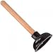MINTCRAFT 8317-B Mint Craft Drain Plunger, 4", Black