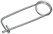 Dixon Valve & Coupling AKSP25 Air King Air Hose Fitting, Spring Wire Safety Pin, 5/64" Thick