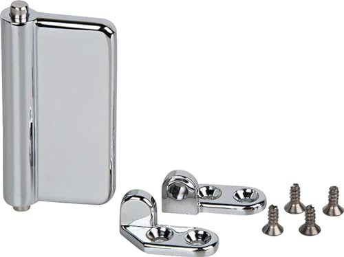 Bisagras para mingitorio Keramag con sistema de ajuste cromado compatible con modelo 573310 2