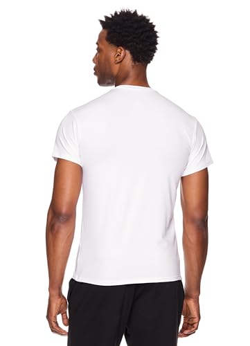 RBX Active Men's V-Neck Undershirts, Short Sleeve Soft and Breathable 2-Pack Moisture Wicking T-Shirts for Men2