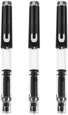 Hohopeti 3 Adet Doldurulabilir Mürekkep Fırça Kalem Seti, Sanatçılar İçin, Japon Sumi Çin Kaligrafisi, Çizim, Resim, Yazı, İmza İçin, Şeffaf Pistonlu Dolum Kalem - Görsel 1