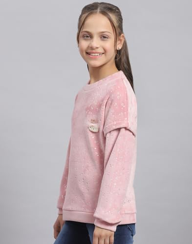 Image of Monte Carlo Girls Printed Round Neck Full Sleeve Sweatshirt (523063583)