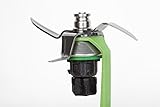 One easy movement to clean the blades
