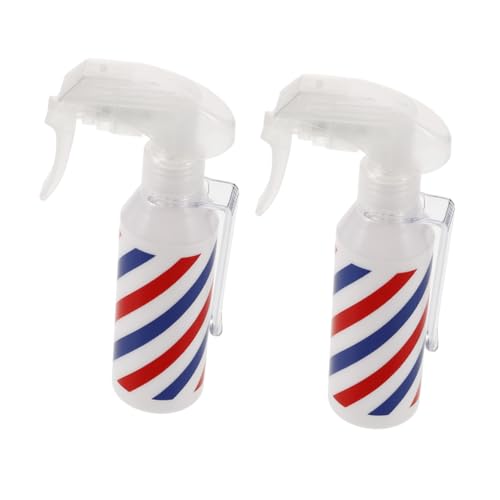 CLISPEED 2 Pezzi Bottiglie Spray per Parrucchieri Nebulizzatore Ricaricabile per Della e Styling Design Eleganti Compatto e Portatile per Personale