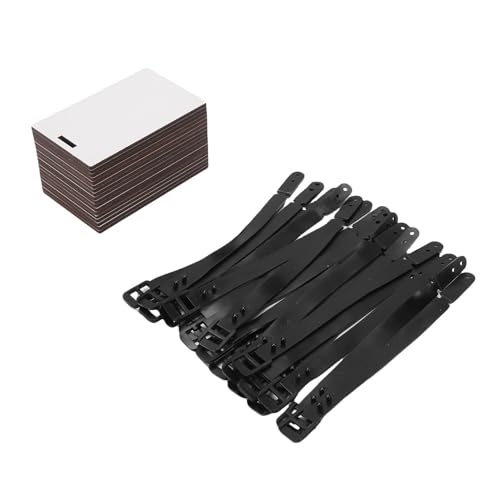 Étiquettes de bagage par sublimation vierges en MDF x18