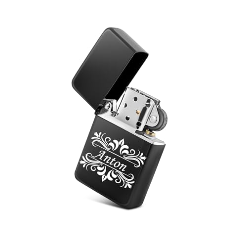 Personalisierbares Feuerzeug mit Gravur | Benzinfeuerzeug aus Metall | Feuerzeug mit Namen | Graviertes Geschenk für Männer | Individuelles Geschenk Personalisierbares Feuerzeug mit Gravur | Benzinfeuerzeug aus Metall | Feuerzeug mit Namen | Graviertes Geschenk für Männer | Individuelles Geschenk
