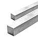 304 Stainless Steel Square Bar Rods, 3mm 4mm 5mm 6mm 8mm 10mm 12mm 16mm Length 500mm Steel Rod 2pc(5mmx5mm)