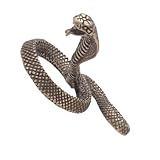 Décoration intérieure de style moderne – idéale pour le bureau ou la maison, et accessoire parfait pour la photographie, serpent décoratif en bronze