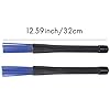 Tsudoku 1 Pair Retractable Black Handles Jazz Drum Brushes Sticks Blue Nylon 32cm #1