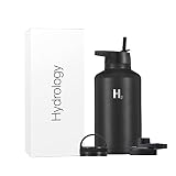 H2 Hydrology Sport Water Bottle 3 LIDS (Straw Lid & Spout Lid) | Double Wall Vacuum Insulated Stainl
