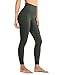 CRZ YOGA Mujer Mallas Deportivo Pantalón Elastico para Running Fitness-71cm Verde Oliva 46