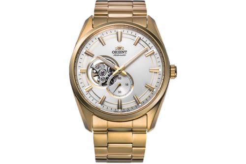 Image of Orient Automatic /Hand-Winding Semi-Skeleton Dress Watch with Sapphire Crystal