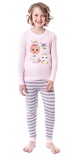 INTIMO Cry Babies Magic Tears Girls' Child Characters Show Unicorn Sleep Pajama Set