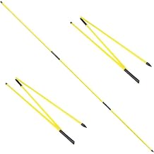 Golf Alignment Sticks Swing Plane Tour Putting Path Training Aids Practice Rods Helper Tool Foldable Easy to Carry