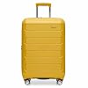 Traveler's Choice Pagosa Hardshell Expandable Luggage with Spinner Wheels, Yellow, 3-Piece Set (22/26/30)