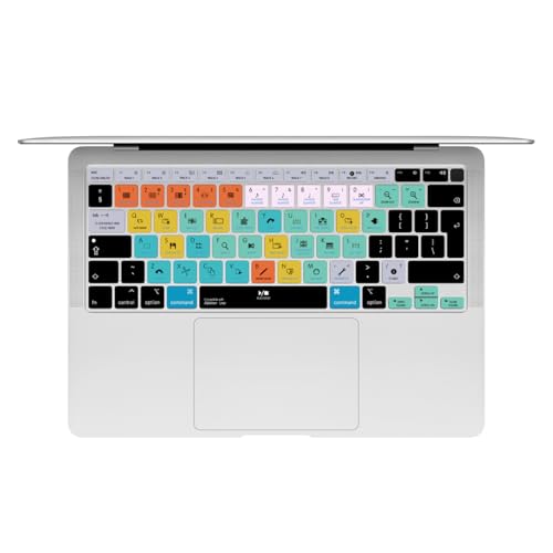 MMDW Ableton Live Shortcut Tastiera Cover A2179 Silicone Skin Keyboard Protector per MacBook Air 13' con Touch ID A2337 M1 Chip Europeo (NON ADATTO PER LA VERSIONE 2018-2019)