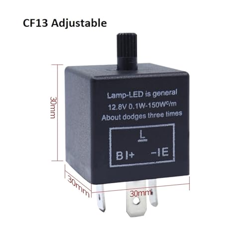 Relais clignotant réglable CF13 pour rouler en sécurité avec des LED