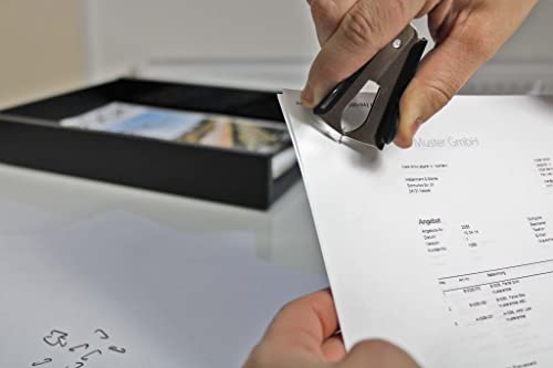 WEDO Hefterlöser / Staple Remover – Economy Enthefter aus Metall mit ergonomischem Kunststoffgriff, kompakt & leicht, schont Papier – praktischer Bürohelfer
