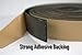 Neoprene Foam Weather Seal High Density Stripping with Adhesive Backing 2 Inch Wide 1/8 Inch Thick 50 Feet Long (2inchx 1/8inch x50feet)