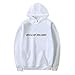 Produktbild Billie Eilish Hoodie Bellyache Klassischer Stil Kapuzenpulli Personalisierte Mode Unisex Pullover Lässige Hip Hop Kleidung für Junge und Mädchen-02-White-M