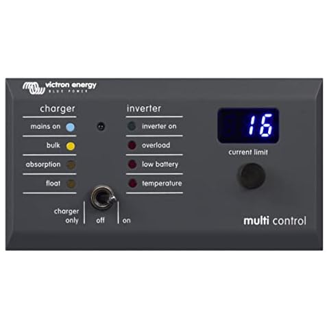 Victron Energy 200/200 Ampere Digitales Multi-Bedienfeld GX Cover