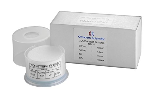 Image of Omicron 130047 Borosilicate Glass Fiber Binder Free Filter, 1.6 μm, 47 mm (Pack of 100)