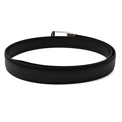 Image of WildHorn Men's Leather Belt Gift Set | Genuine Leather belt Strap with 2 Interchangeable Buckles | Formal & Casual Wear Adjustable Belt | Automatic lock leather belt for men