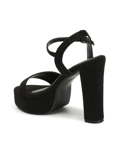 Image of ELLE Women's Stylish and Elegant High Block Heels Fashion sandals