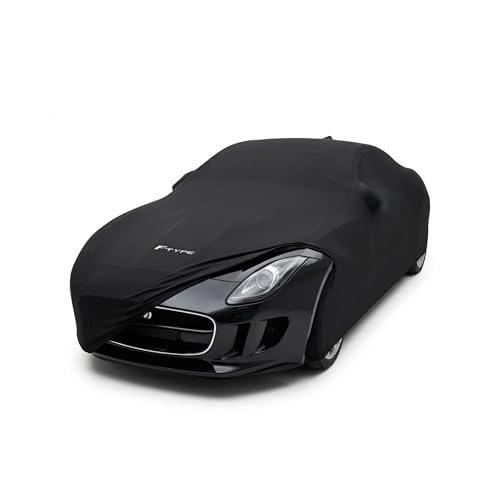 Premium Indoor Car Cover, Black, Custom Fit for Jaguar F-Type Coupe & Convertible (2014-2024) | Ultimate Garage Indoor Breathable Car Cover | Dust-Proof & UV Resistant Fabric