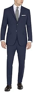 DKNY mens Modern Fit High Performance Separates Business Suit Jacket, Navy Solid, 42 US